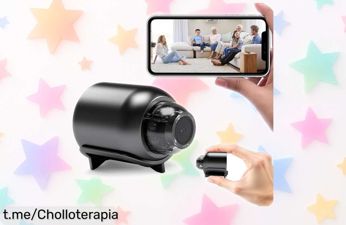 Descubre la mini cámara WiFi Genérico con visión nocturna y alarma por movimiento: una oferta increíble para mantener tu seguridad al alcance de un clic, ¡no te lo pierdas!