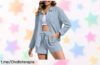 Deslumbrante conjunto CheChury de 2 piezas para mujer: comodidad y estilo únicos a un precio que te dejará boquiabierta, ¡no lo dejes escapar!