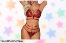 Deslumbrante conjunto de lencería sexy Niwicee en encaje que acentúa tus curvas, ¡aprovéchalo ahora antes de que vuelva a su precio normal!