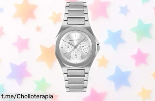 Deslumbrante reloj Armani Exchange AX4622 en acero inoxidable, ahora a un precio loco: ¡no dejes pasar este super chollo y luce espectacular cada día!