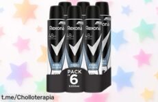 Desodorante antitranspirante Rexona Invisible para hombre, 6 unidades en pack a precio de ganga; asegúrate esa frescura y confianza hasta por 48 horas. ¡No te lo pierdas!
