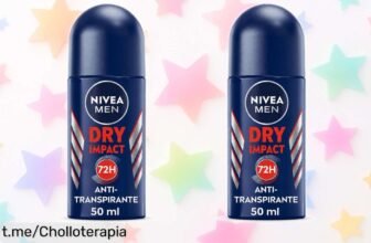 Desodorante rollon NIVEA MEN Dry Impact con un super chollo del 70% al llevarte 2 unidades, ¡48 horas fresquito y sin irritación! No dejes pasar esta oferta.