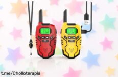 Disfruta de la aventura con los walkie talkies Inspireyes para niños: durabilidad increíble y diversión a 3 km, ¡ahora a precio loco que no puedes dejar pasar!