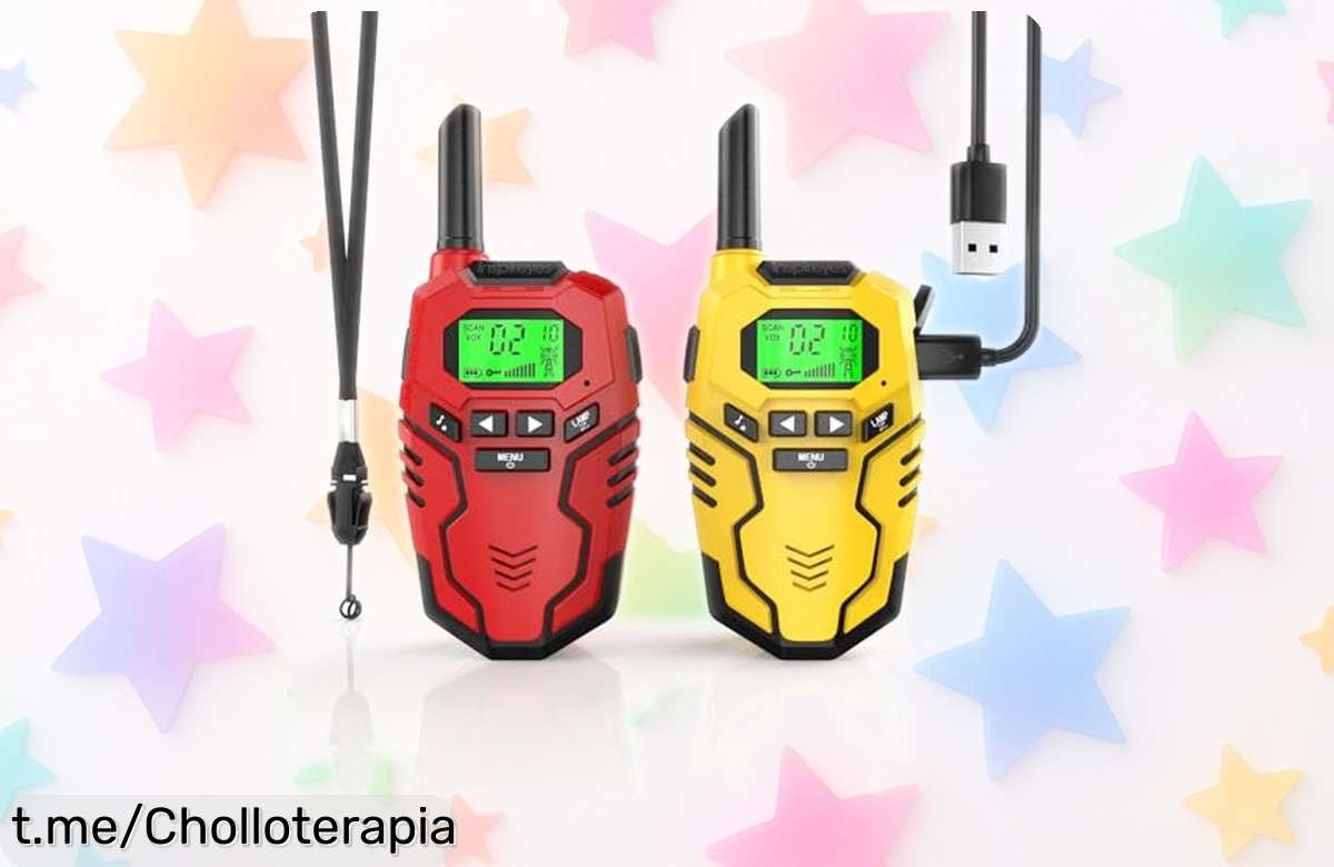 Disfruta de la aventura con los walkie talkies Inspireyes para niños: durabilidad increíble y diversión a 3 km, ¡ahora a precio loco que no puedes dejar pasar!
