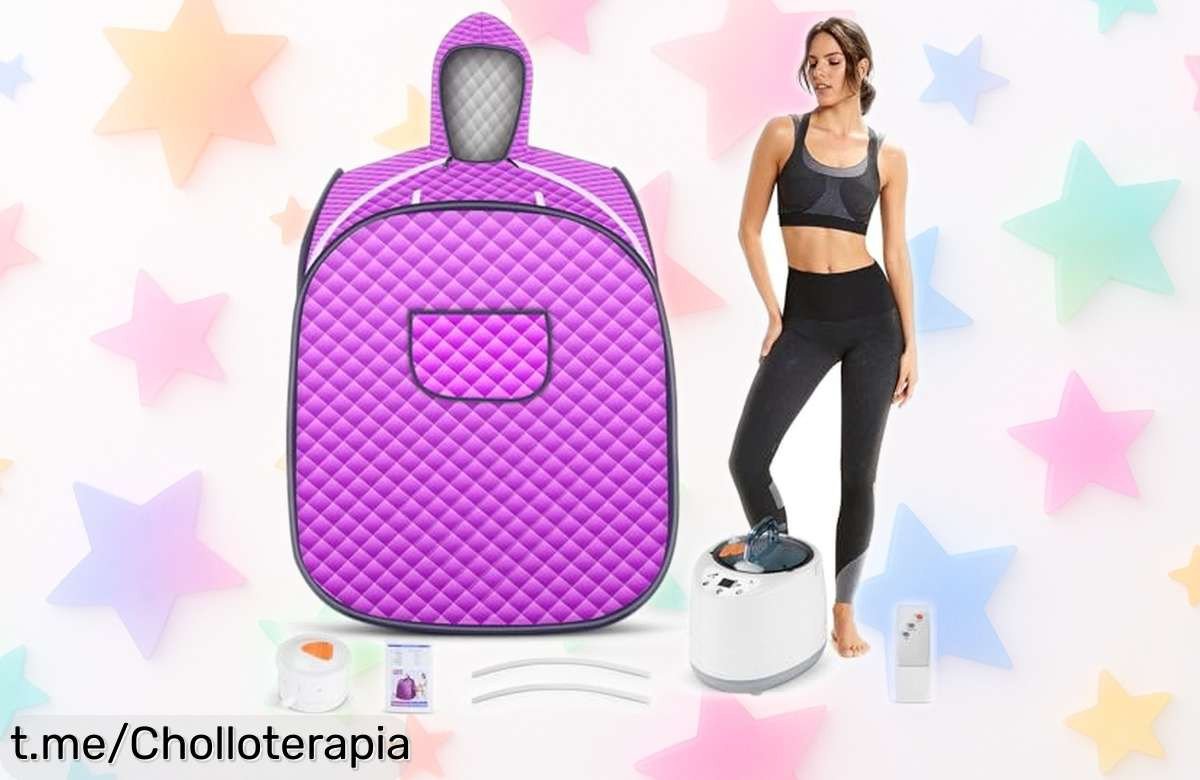 Disfruta de tu sauna de vapor portátil y transforma tu hogar en un spa; escaparte a un momentito de relax nunca había sido tan fácil y económico.