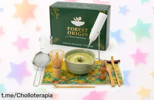 Disfruta de un delicioso té matcha en casa con el kit premium que te transportará a Japón; ¡ahora a un precio locura que no verás por ahí!