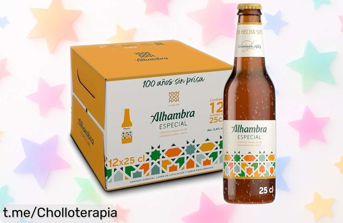 Disfruta de un pack de 12 botellas de cerveza Alhambra Especial, sabor floral con rebaja increíble: ¡Un regalo para los amantes del buen beber que no puedes dejar pasar!