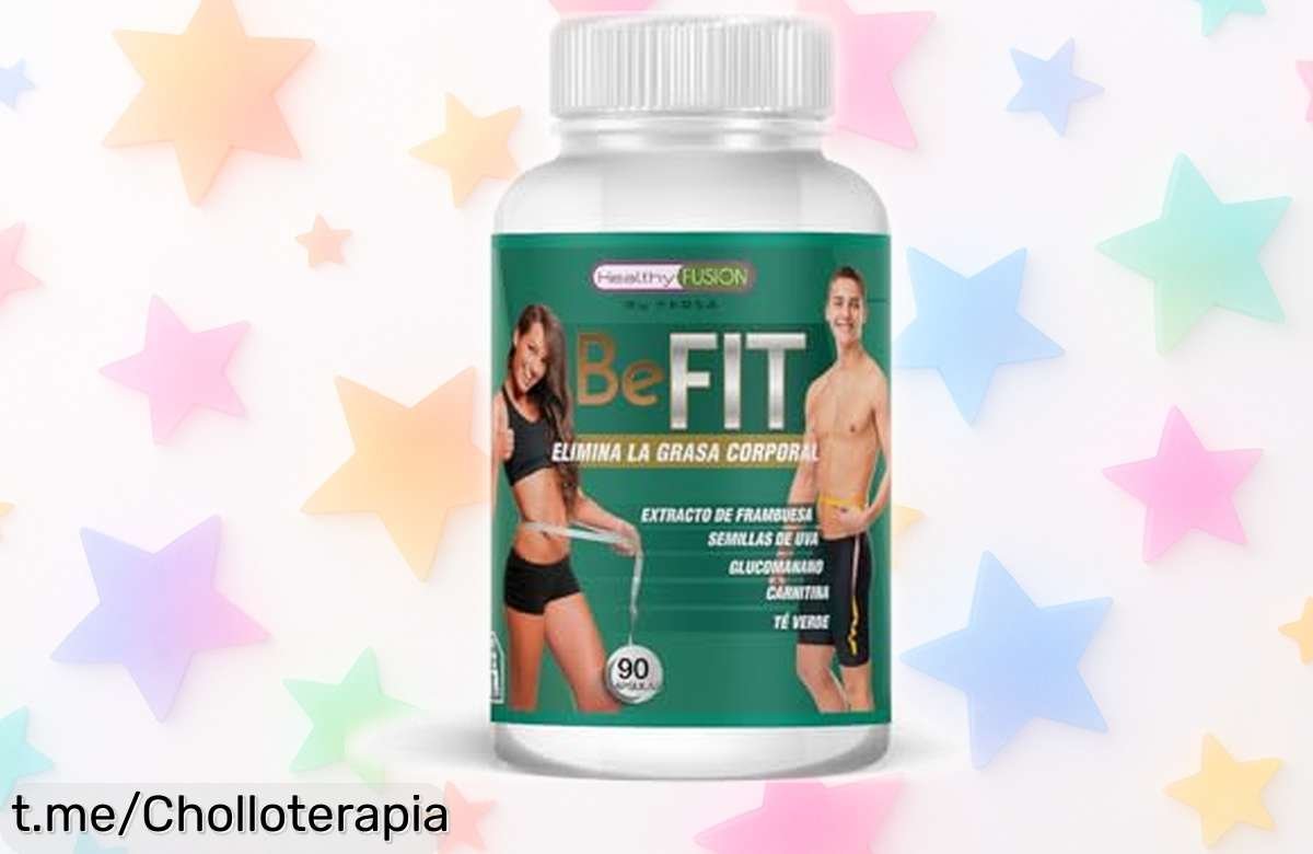 Disfruta de un tremendo chollo con las cápsulas Healthy Fusion Be Fit: quema grasa y controla tu apetito mientras te pones a tope, ¡no te lo puedes perder!