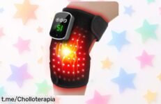 Dispositivo de luz roja para rodillas y articulaciones con calor ajustable, pack completo al precio más bajo que has visto: ¡vuelve la tranquilidad a tus días ahora mismo!