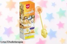 Divertida piruleta musical de naranja Amos Música, un caramelo sin azúcar que hará las delicias en tus fiestas a un precio increíblemente rebajado que no podrás dejar pasar.