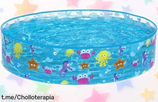 Divertida piscina infantil Bestway Fill N’ Fun Sparkling Sea a precio de risa, ¡perfecciona el verano de tus pequeños y notarán la frescura!