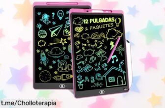 Divertida tableta de escritura LCD Electight 12 pulgadas en pack de 2, ¡dibuja sin parar a un precio loco que no puedes dejar escapar!