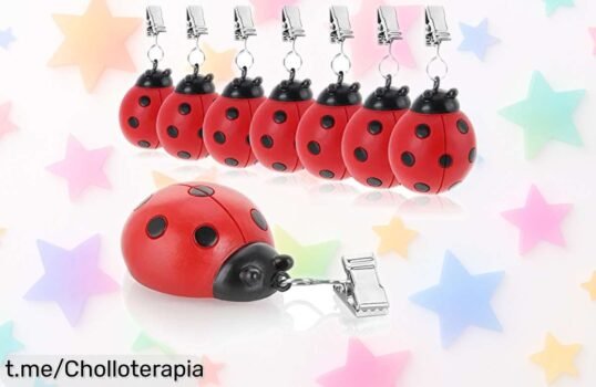 Divertidas pesas para manteles comfour® con diseño de mariquita, sujetan todo firmemente y su precio es un regalo que no puedes dejar escapar. ¡Haz tu compra ya!