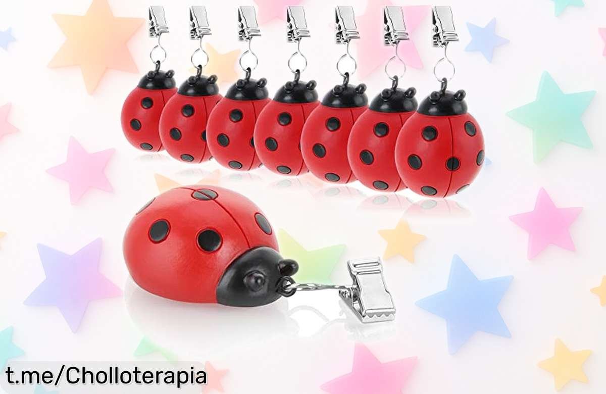 Divertidas pesas para manteles comfour® con diseño de mariquita, sujetan todo firmemente y su precio es un regalo que no puedes dejar escapar. ¡Haz tu compra ya!