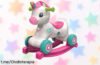 Divertido y colorido unicornio balancín Clementoni 61555, un sueño que enseña letras y números ¡ahora a precio de risa! No te quedes sin el juego más divertido para tu pequeño.