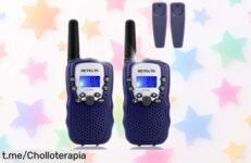 Diviértete comunicándote con los walkie talkies Retevis RT388 para niños, ¡pack de 2 a un precio increíble que no puedes dejar escapar!