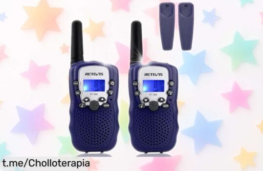 Diviértete comunicándote con los walkie talkies Retevis RT388 para niños, ¡pack de 2 a un precio increíble que no puedes dejar escapar!