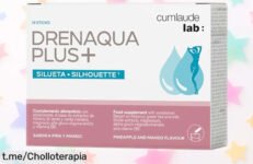 Drenaqua Plus+ de Cumlaude Lab, 14 sticks para sentirte ligera y llena de energía a precio de escándalo: ¡no te lo pierdas!