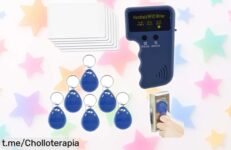 Duplicador portátil de tarjetas RFID 125KHz perfecto para copias al instante. Predisponte a la seguridad y no te pierdas este super chollo que necesitas ya mismo.