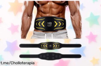 Electroestimulador abdominal Unegnel con 10 modos y 30 niveles de intensidad a un precio loco, ¡haz que tus músculos se activen ya y siente la diferencia en tu cuerpo!