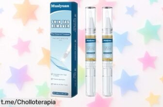 Elimina esas verrugas de forma rápida y sencilla con el lápiz removedor en pack de 2, una oferta sorprendente que te hará sonreír. ¡Aprovecha este chollo antes de que se acabe!