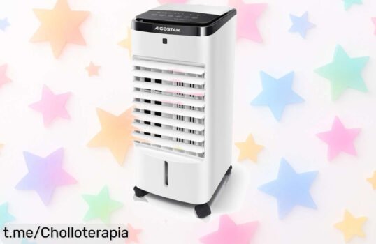 Enfriador de aire 4 en 1 con control remoto y ruedas, ahora a precio loco: tu aliado para la frescura perfecta en casa. ¡No dejes pasar esta oferta y disfruta del confort!