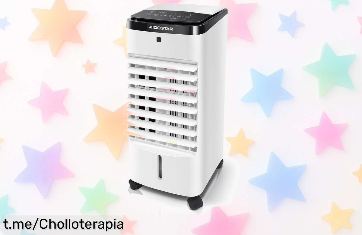 Enfriador de aire 4 en 1 con control remoto y ruedas, ahora a precio loco: tu aliado para la frescura perfecta en casa. ¡No dejes pasar esta oferta y disfruta del confort!