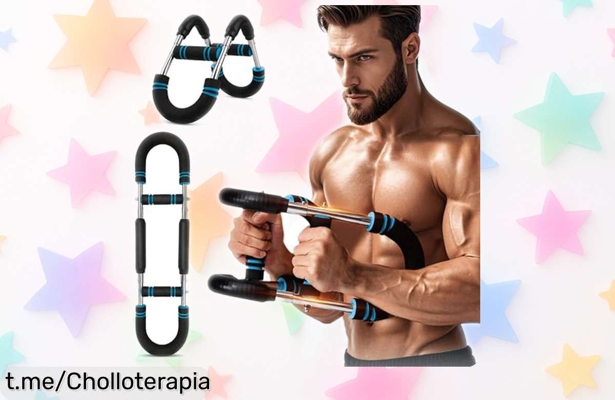 Entrenador de brazos Twister Arm Trainer, el equipazo portátil que se adapta a ti y te ayuda a tonificar. Aprovecha este tirón de precio antes que vuelen.