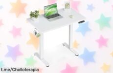 Escritorio elevable OffiGo de 80 cm, el ofertón que transforma tu hogar en la oficina soñada. ¡No dejes pasar esta oportunidad única!
