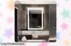 Espejo de baño Luminorcrest 60x80cm con luz LED regulable: ¡un chollo que moderniza tu espacio y siempre se ve claro! No te lo pierdas, es el momento perfecto para brillar.