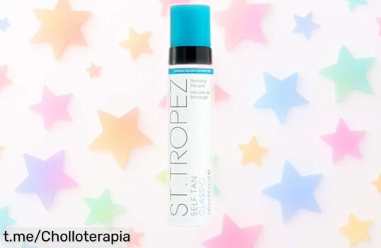 Espuma autobronceadora St.Tropez que hidrata y regala un tono dorado natural, ¡aprovéchate del precio loco antes de que se agote!