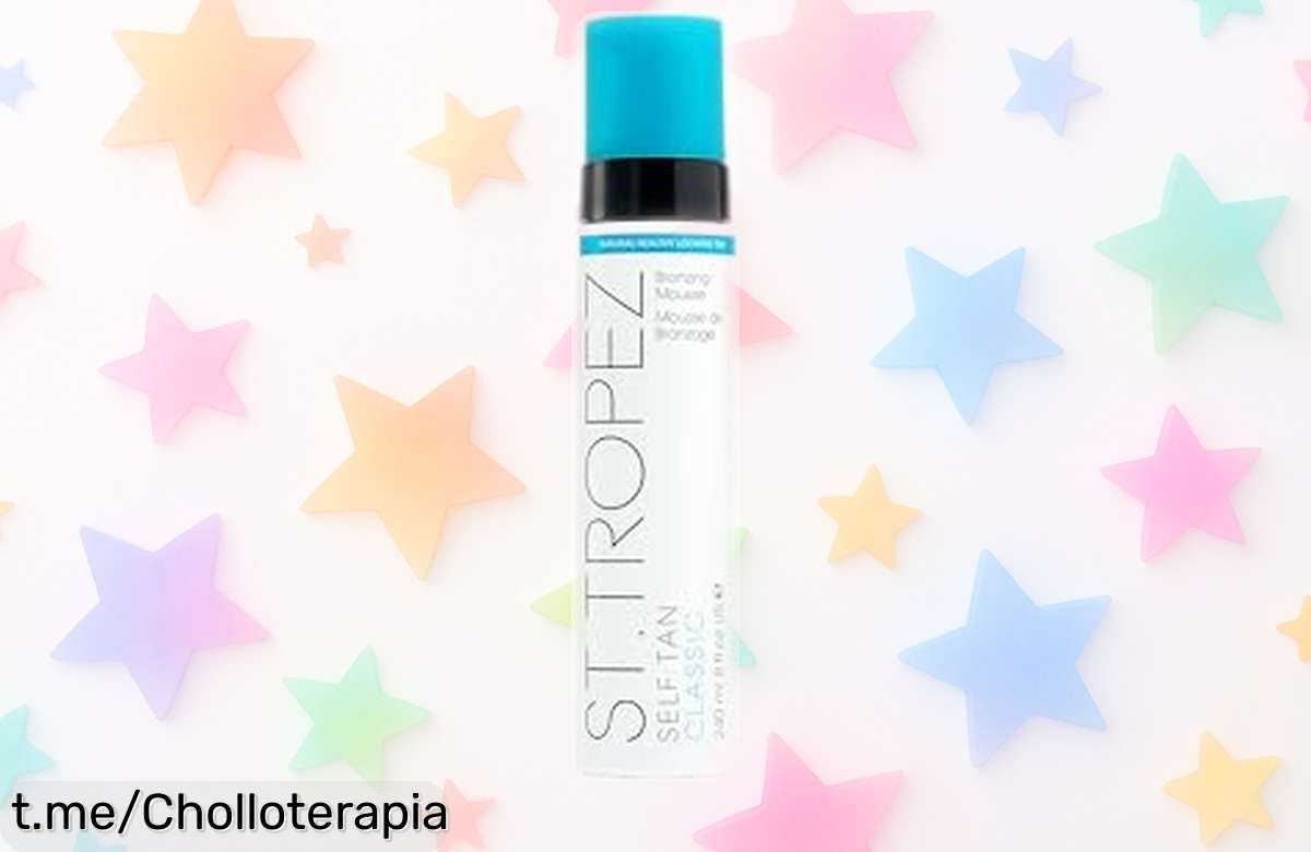 Espuma autobronceadora St.Tropez que hidrata y regala un tono dorado natural, ¡aprovéchate del precio loco antes de que se agote!