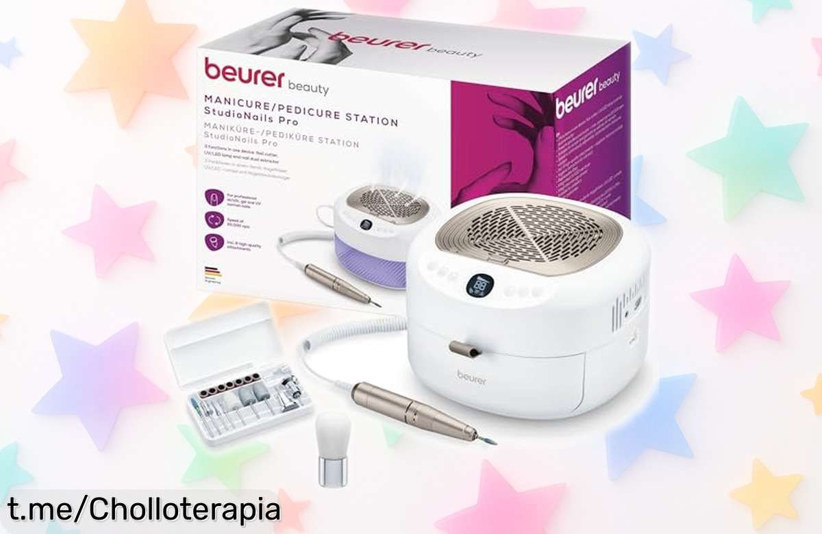 Estación de manicura 3 en 1 Beurer MP 200 StudioNails Pro: ¡ofertón increíble con todo lo que necesitas para unas uñas perfectas, sin dejar pasar esta oportunidad única!
