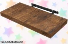 Estante flotante WOLTU modelo RG9372hov, precio loco y diseño vintage que transforma tu hogar; ¡aprovecha este ofertón antes de que se acabe!