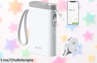 Etiquetadora Bluetooth Nelko P21 para casa y oficina, ¡Con cupón puedes llevarte este chollo a un precio que te hará sonreír sin pensarlo!