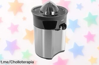 Exprimidor de cítricos Braun TributeCollection CJ 5050 BK a un precio loco: disfruta del zumo fresco al instante y con una limpieza super rápida. ¡No pierdas esta oferta, haz tu pedido ya!