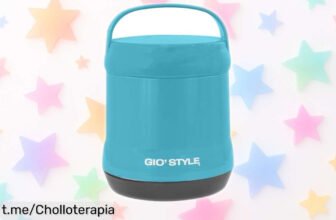 Fiambrera térmica GIO’Style Parrot para mantener tus comidas siempre a punto, ¡aprovecha este ofertón que está tirado de precio y sorprende con cada bocado!