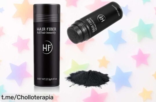 Fibras capilares de queratina natural para disimular calvicie y entradas al instante, ¡chollo que aguanta sudor y lluvia! Dale vida a tu cabello ahora con este ofertón increíble.