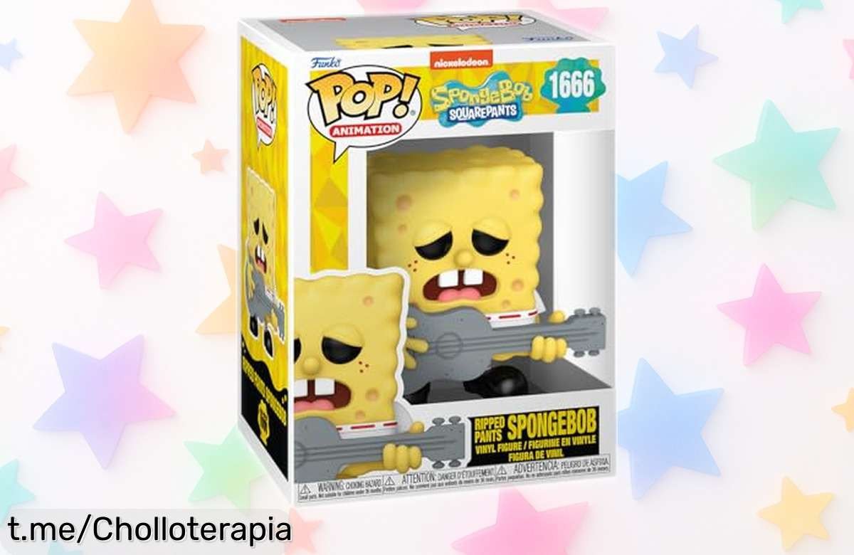 Figura Funko Pop de Bob Esponja con guitarra a un precio increíble, ¡no te quedes sin el regalazo que hará vibrar tu colección!