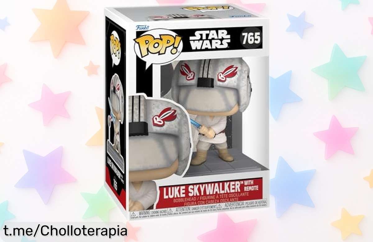 Figura Funko Pop! de Luke Skywalker con mando remoto a un precio que parece mentira. No te quedes sin el tuyo y decora tu espacio como todo un Jedi, ¡aprovéchalo ya!