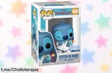 Figura Funko Pop de Stitch en bata: ¡el regalo perfecto para tu colección a un precio regalado que no podrás dejar escapar!