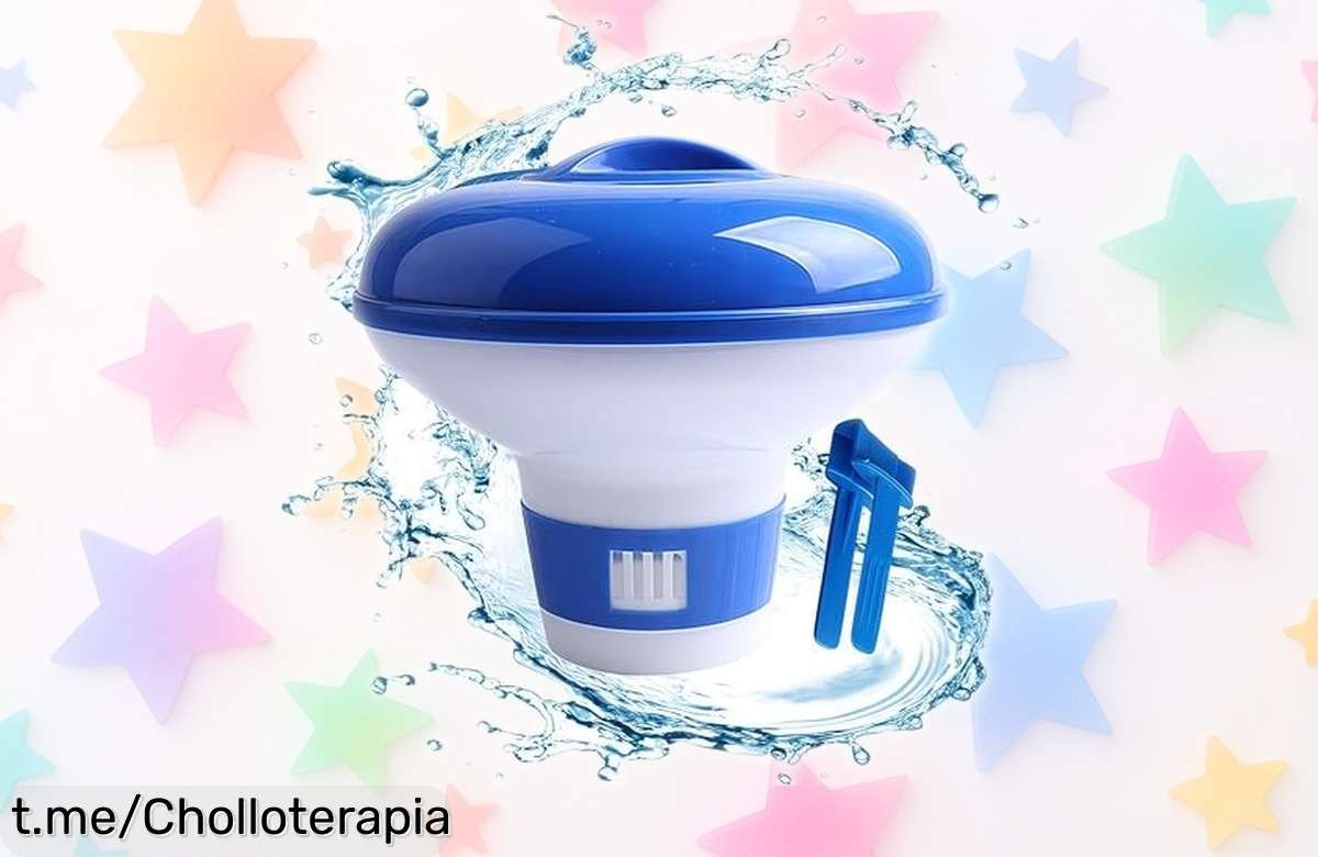 Flotador dosificador de cloro para piscinas que controla la cantidad con un simple giro, ahora a un precio inigualable ¡Ten el agua perfecta sin complicaciones y disfruta cada chapuzón!