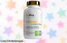 Fortalece tus huesos y defiende tu salud con Vitamina D3 Life Pro 2000UI: ¡chollazo de cápsulas a precio de ganga que no querrás perderte!