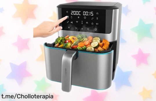Freidora de aire Cecotec Cecofry Supreme 8000: ¡Cocina rápido y delicioso con poco aceite! Aprovecha este ofertón que no se ve todos los días, sorprende a tu familia ya.