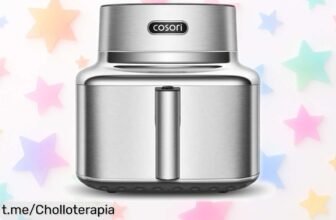 Freidora de aire Cosori ICONIC 6,2L: ¡preparar comidas ricas nunca fue tan fácil! Aprovecha este ofertón y haz que tu cocina brille, no te lo pierdas.