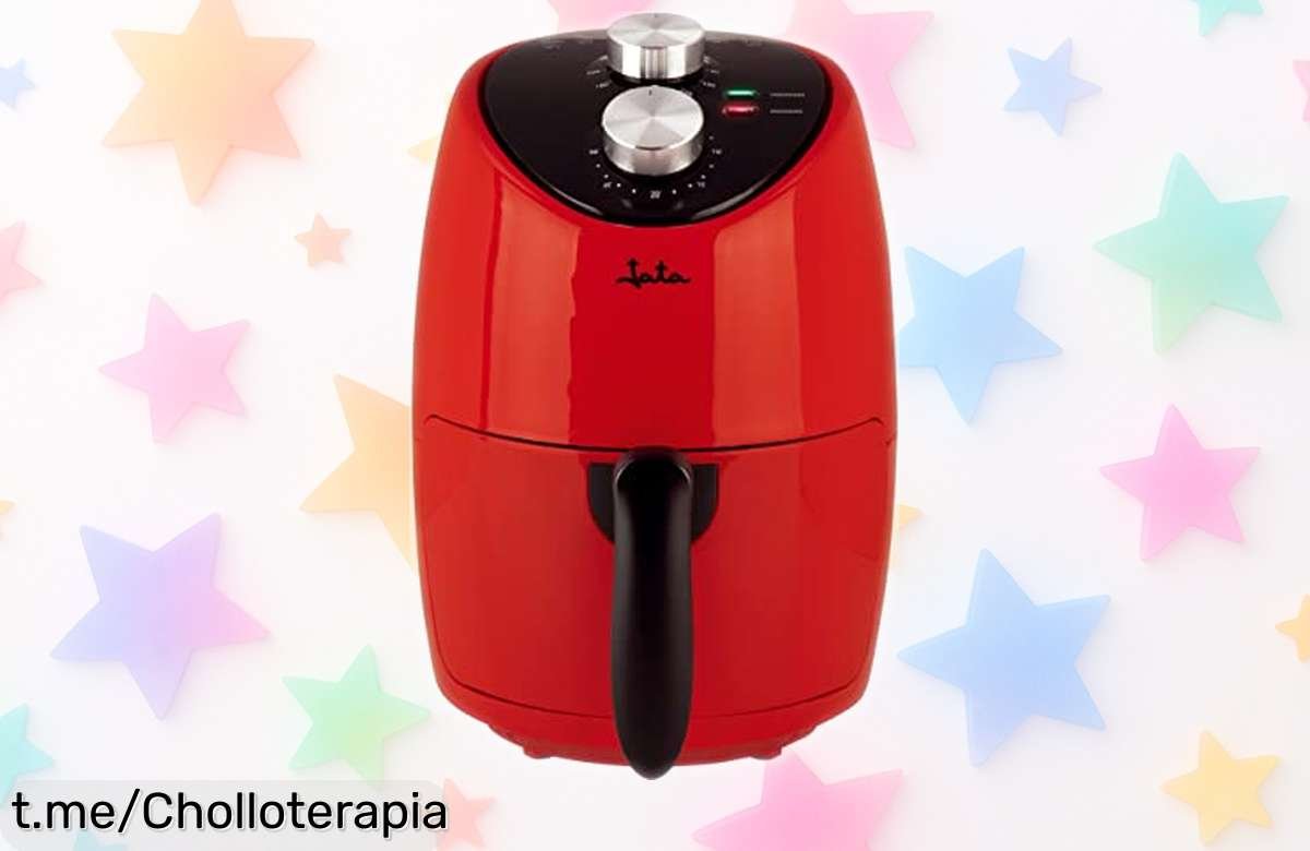 Freidora de aire JATA JEFR1222: cocina rápido, sano y crujiente para 23 personas a un precio loco que no puedes dejar escapar. ¡No te lo pienses más!