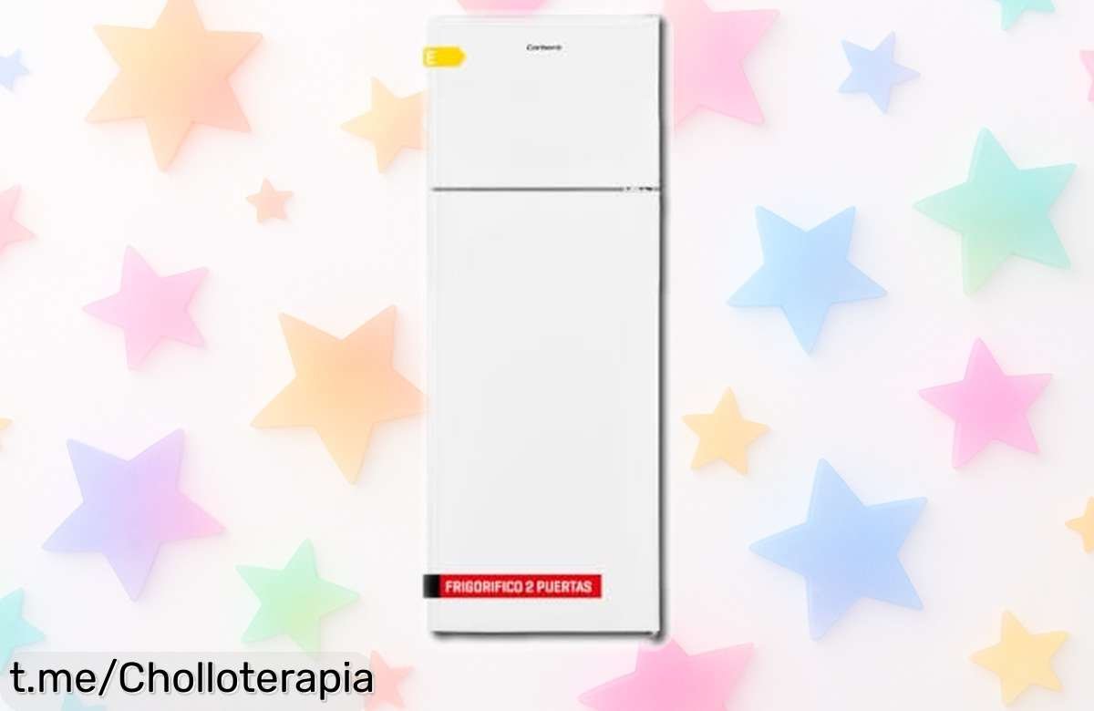 Frigorífico Corberó CF2PV21324W de dos puertas a precio loco, ¡aprovéchalo ya y mantén tus alimentos siempre frescos con este super chollo que no querrás perderte!