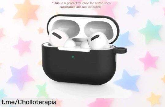Funda de silicona suave para AirPods Pro a precio regalado: protege tus auriculares y dales un toque nuevo, ¡no te quedes sin la tuya!