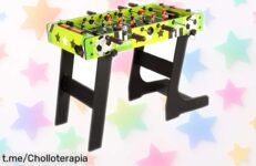 Futbolín infantil plegable ColorBaby 85430: ¡Ofertón que encantará a los peques y llenará las tardes de diversión! Aprovecha el precio loco antes de que se acabe.