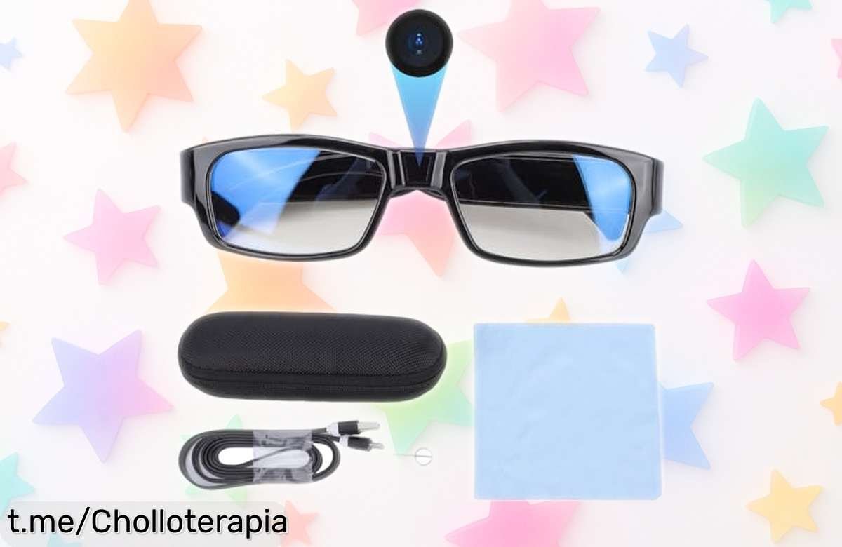 Gafas con cámara Plyisty que graban en HD y son perfectas para la aventura; ahora a un precio loco que no querrás dejar escapar, ¡captura tus momentos mientras disfrutas!